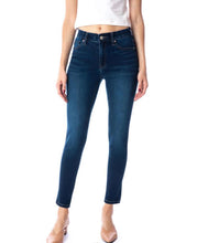 KanCan Gemma High Waist Skinny Leg Blue Jeans front.