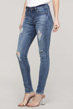 distressed-raw-hem-skinny-blue-jeans