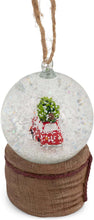 Bringing Home The Christmas Tree Snow Globe Ornament